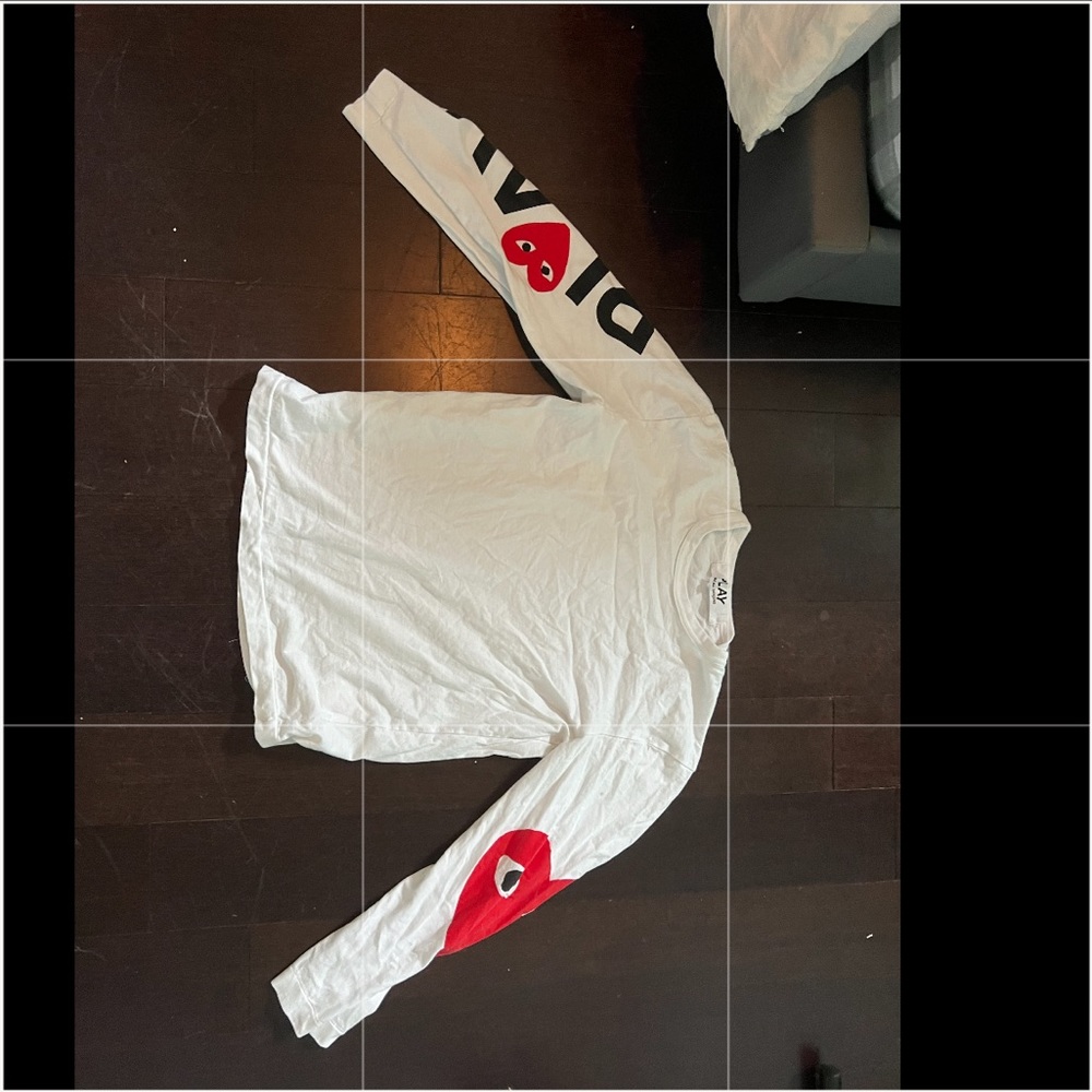 play comme des garcons t shirt. You can get a New One for 80-150